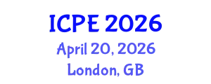 International Conference on Polymer Engineering (ICPE) April 20, 2026 - London, United Kingdom