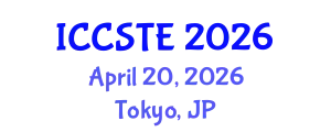 International Conference on Control Systems and Transportation Engineering (ICCSTE) April 20, 2026 - Tokyo, Japan