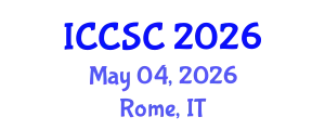 International Conference on Chemicals and Sustainable Chemistry (ICCSC) May 04, 2026 - Rome, Italy