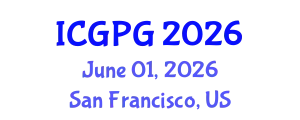 International Conference on Geomorphology and Physical Geography (ICGPG) June 01, 2026 - San Francisco, United States