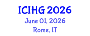 International Conference on Integrated and Human Geography (ICIHG) June 01, 2026 - Rome, Italy