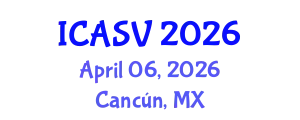 International Conference on Animal Sciences and Veterinary (ICASV) April 06, 2026 - Cancún, Mexico