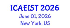 International Conference on Aeronautical Engineering and Innovative Spacecraft Technologies (ICAEIST) June 01, 2026 - New York, United States