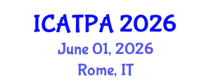International Conference on Agricultural Technology and Precision Agriculture (ICATPA) June 01, 2026 - Rome, Italy