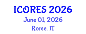 International Conference on Oil Reserves and Energy Systems (ICORES) June 01, 2026 - Rome, Italy
