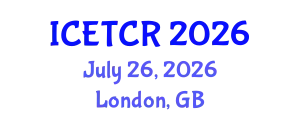International Conference on Energy Technologies and Coal Reserves (ICETCR) July 26, 2026 - London, United Kingdom