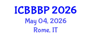 International Conference on Bioenergy, Biogas and Biogas Production (ICBBBP) May 04, 2026 - Rome, Italy