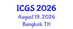 International Conference on Geophysics and Seismology (ICGS) August 19, 2026 - Bangkok, Thailand