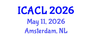 International Conference on Applied Corpus Linguistics (ICACL) May 11, 2026 - Amsterdam, Netherlands