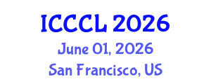 International Conference on Contrastive and Corpus Linguistics (ICCCL) June 01, 2026 - San Francisco, United States