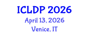 International Conference on Lexicography and Discourse Prosody (ICLDP) April 13, 2026 - Venice, Italy