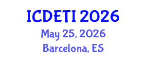 International Conference on Designing Effective Teaching Instructions (ICDETI) May 25, 2026 - Barcelona, Spain