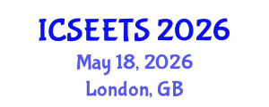 International Conference on Science Education and Effective Teaching Strategies (ICSEETS) May 18, 2026 - London, United Kingdom