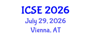 International Conference on Science Education (ICSE) July 29, 2026 - Vienna, Austria