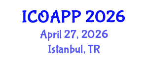 International Conference on Organic Agriculture and Plant Protection (ICOAPP) April 27, 2026 - Istanbul, Turkey
