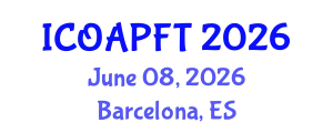 International Conference on Organic Agriculture and Poultry Farming Technologies (ICOAPFT) June 08, 2026 - Barcelona, Spain