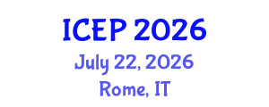 International Conference on Electromagnetic and Photonics (ICEP) July 22, 2026 - Rome, Italy