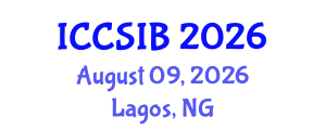 International Conference on Cybermetrics, Scientometrics, Informetrics and Bibliometrics (ICCSIB) August 09, 2026 - Lagos, Nigeria