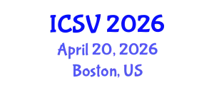International Conference on Sound and Vibration (ICSV) April 20, 2026 - Boston, United States