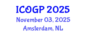 International Conference on Oil, Gas and Petrochemistry (ICOGP) November 03, 2025 - Amsterdam, Netherlands