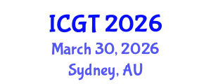 International Conference on Gas Turbines (ICGT) March 30, 2026 - Sydney, Australia