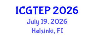 International Conference on Gas Turbines, Energy and Power (ICGTEP) July 19, 2026 - Helsinki, Finland