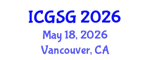 International Conference on Gender Studies and Gender (ICGSG) May 18, 2026 - Vancouver, Canada