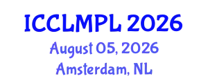 International Conference on Commercial Law, Media and Public Law (ICCLMPL) August 05, 2026 - Amsterdam, Netherlands