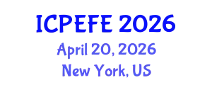 International Conference on Postharvest Engineering and Food Engineering (ICPEFE) April 20, 2026 - New York, United States
