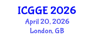 International Conference on Geomechanics and Geotechnical Engineering (ICGGE) April 20, 2026 - London, United Kingdom