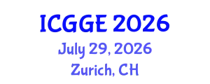 International Conference on Geomechanics and Geotechnical Engineering (ICGGE) July 29, 2026 - Zurich, Switzerland