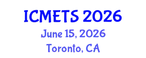 International Conference on Music Education and Teaching Strategies‎ (ICMETS) June 15, 2026 - Toronto, Canada