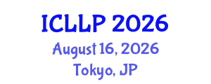 International Conference on Language, Linguistics and Philosophy (ICLLP) August 16, 2026 - Tokyo, Japan
