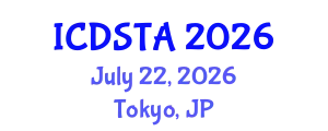 International Conference on Dynamical Systems:Theory and Applications (ICDSTA) July 22, 2026 - Tokyo, Japan