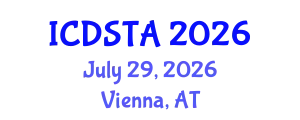International Conference on Dynamical Systems:Theory and Applications (ICDSTA) July 29, 2026 - Vienna, Austria