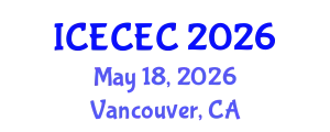 International Conference on Early Childhood Education and Care (ICECEC) May 18, 2026 - Vancouver, Canada