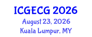 International Conference on Geotechnical Engineering and Computational Geophysics (ICGECG) August 23, 2026 - Kuala Lumpur, Malaysia
