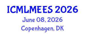 International Conference on Machine Learning Methods in Ecological and Environmental Sciences (ICMLMEES) June 08, 2026 - Copenhagen, Denmark