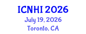 International Conference on Nursing and Healthcare Informatics (ICNHI) July 19, 2026 - Toronto, Canada