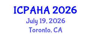 International Conference on Philosophy, Archaeology, History and Anthropology (ICPAHA) July 19, 2026 - Toronto, Canada