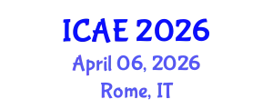 International Conference on Advances in Entomology (ICAE) April 06, 2026 - Rome, Italy