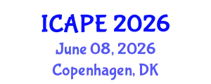 International Conference on Aerosols and Particles Emission (ICAPE) June 08, 2026 - Copenhagen, Denmark