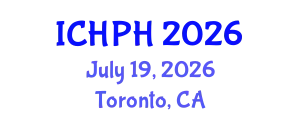 International Conference on Healthcare and Public Health (ICHPH) July 19, 2026 - Toronto, Canada