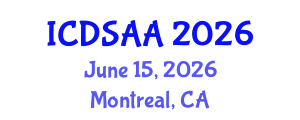 International Conference on Data Science and Advanced Analytics (ICDSAA) June 15, 2026 - Montreal, Canada