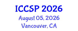 International Conference on Clinical and Social Psychology (ICCSP) August 05, 2026 - Vancouver, Canada
