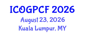International Conference on Oil and Gas Projects in Common Fields (ICOGPCF) August 23, 2026 - Kuala Lumpur, Malaysia