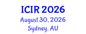 International Conference on Interventional Radiology (ICIR) August 30, 2026 - Sydney, Australia