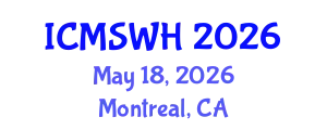 International Conference on Midwifery Science and Women Healthcare (ICMSWH) May 18, 2026 - Montreal, Canada