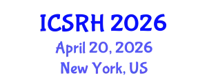 International Conference on Sexual and Reproductive Healthcare (ICSRH) April 20, 2026 - New York, United States