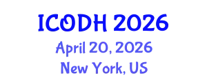 International Conference on Occupational Diseases and Healthcare (ICODH) April 20, 2026 - New York, United States